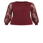 Parker Lace Long Sleeve Top image number null