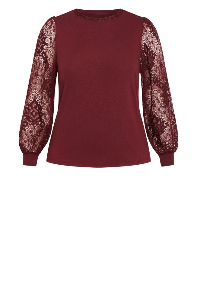 Parker Lace Long Sleeve Top image number 2