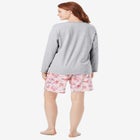 Satin Trim Sleep Tee image number null