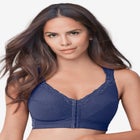 Front-Close Cotton Wireless Posture Bra image number null