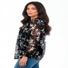 Swing Chiffon Pleated Blouse image number null