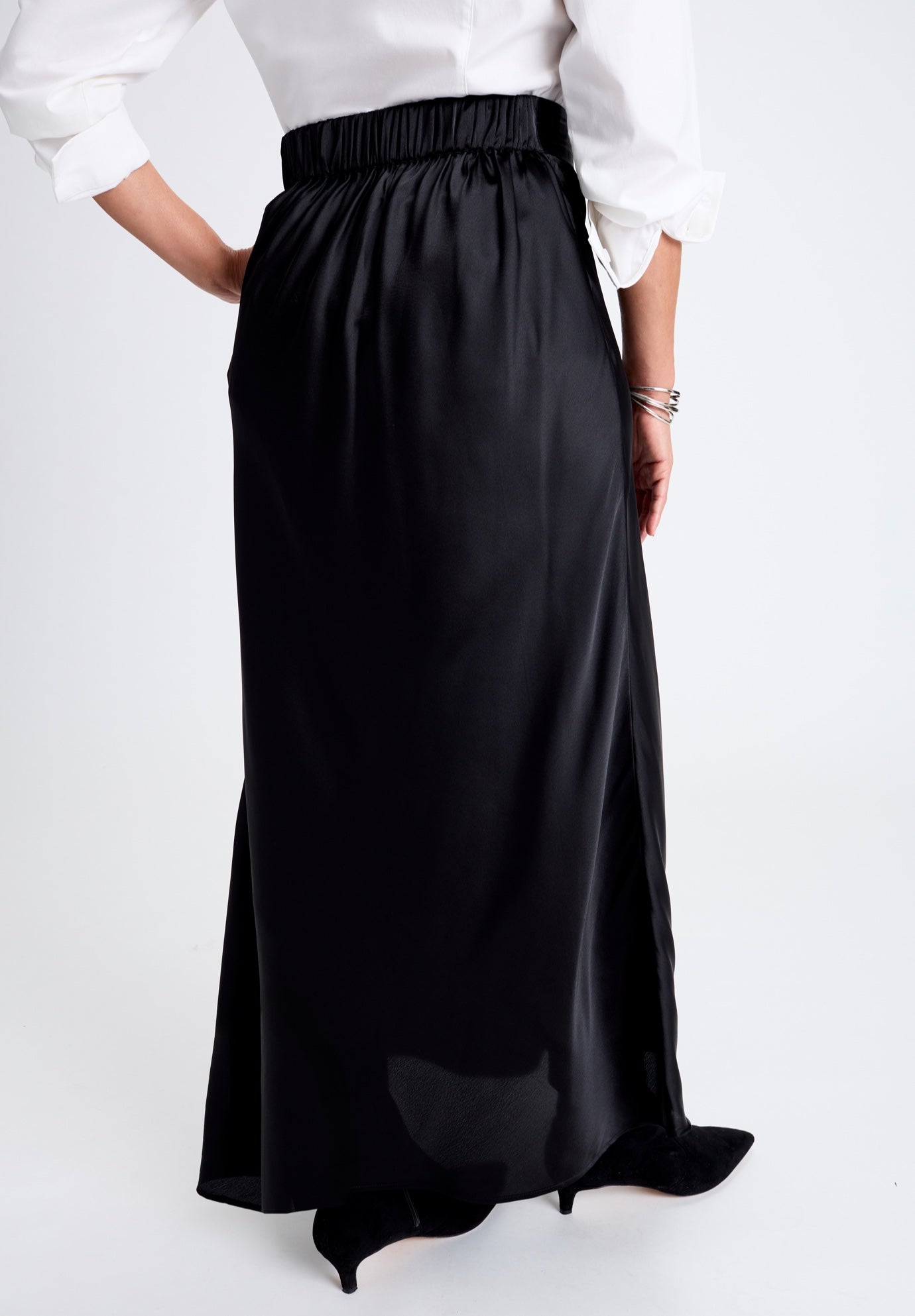 Satin Maxi Skirt image number 1