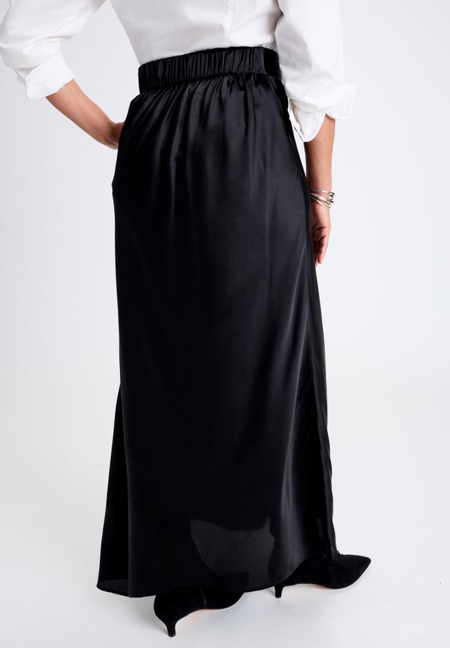 Satin Maxi Skirt image number 1