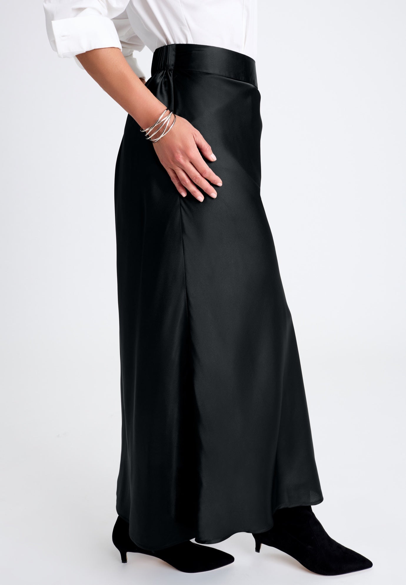 Satin Maxi Skirt image number 2