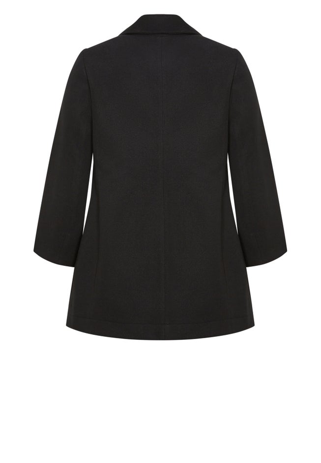 Elle Faux Wool Coat image number null