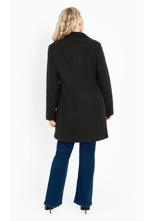Elle Faux Wool Coat image number null