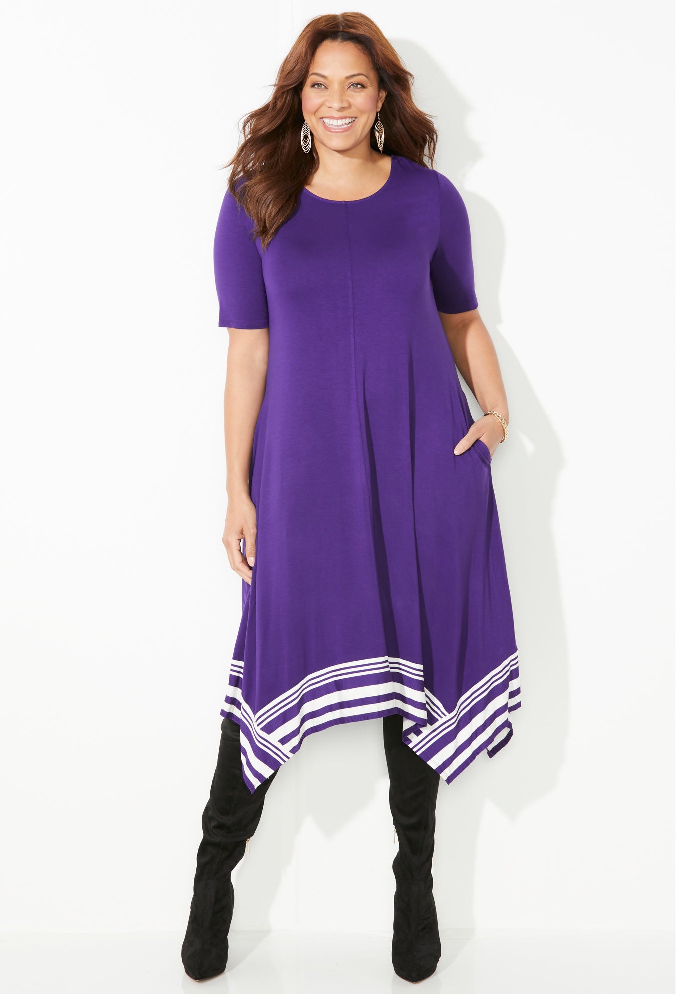 Stoneywood Stripe A-Line Dress (With Pockets) image number 0