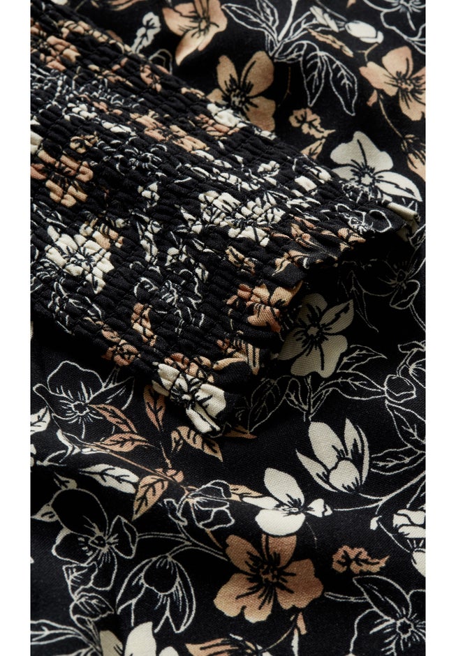 Cassia Puff Sleeves Ruffle Dress image number 5