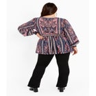 Serene Long Sleeve Placement Top image number null