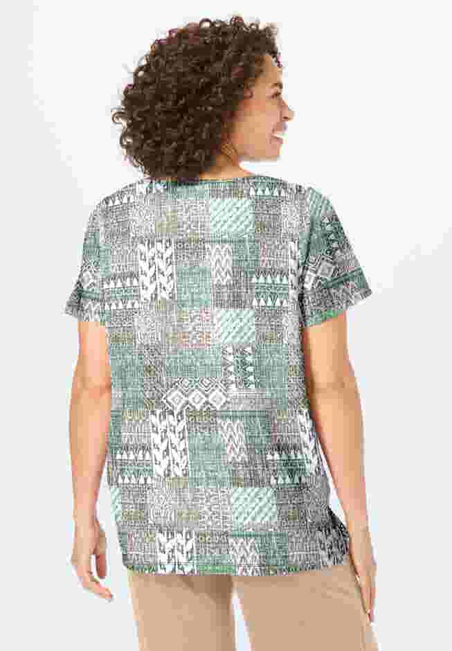 7-Day Notch-Neck Tunic image number 1