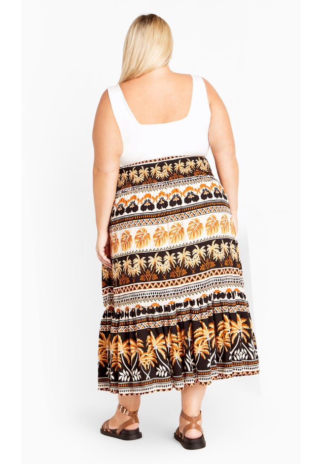 Isla Print Skirt image number null