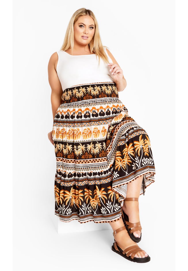 Isla Print Skirt image number null