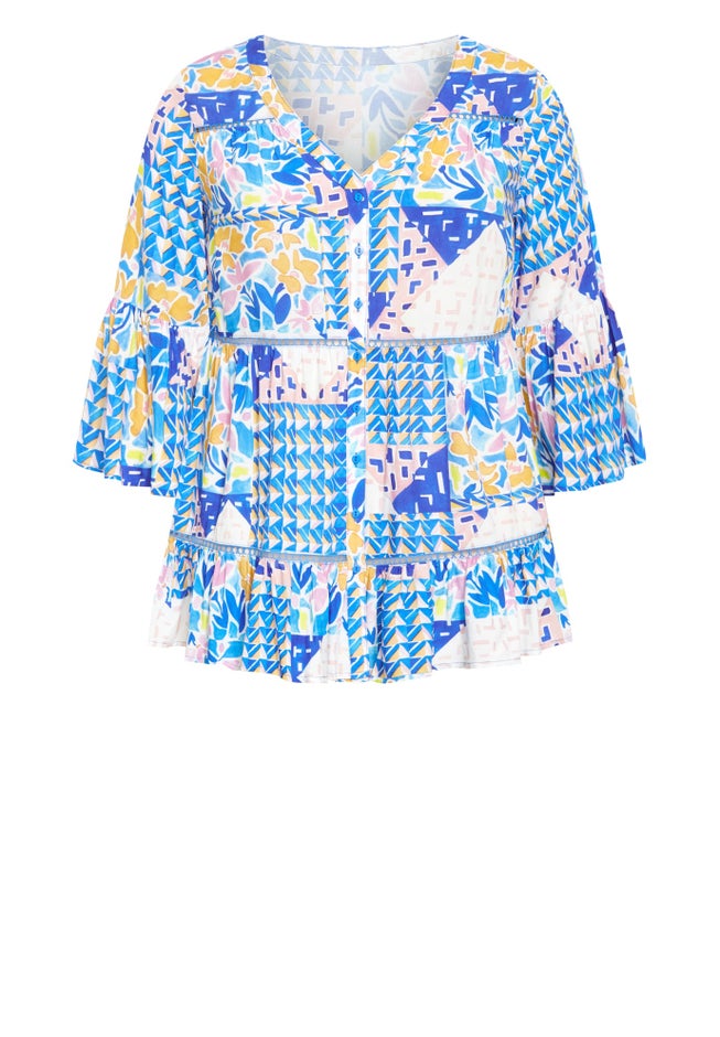 Laura Print Shirt image number 2