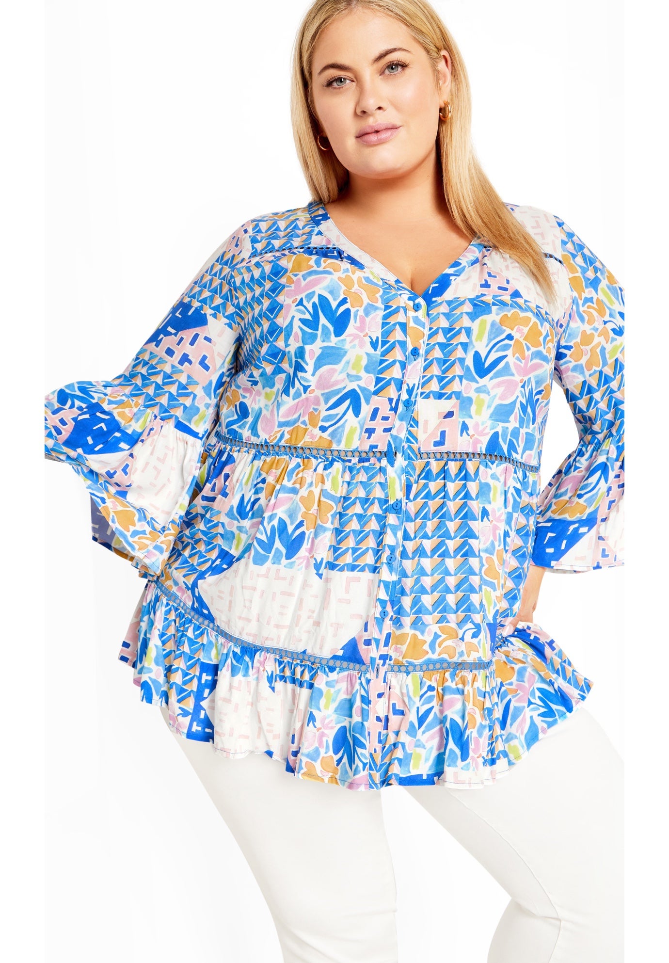 Laura Print Shirt image number 0