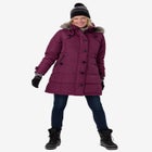 Heathered Down Puffer Coat image number null