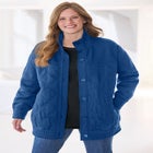 Quilted Easy Fleece Jacket image number null