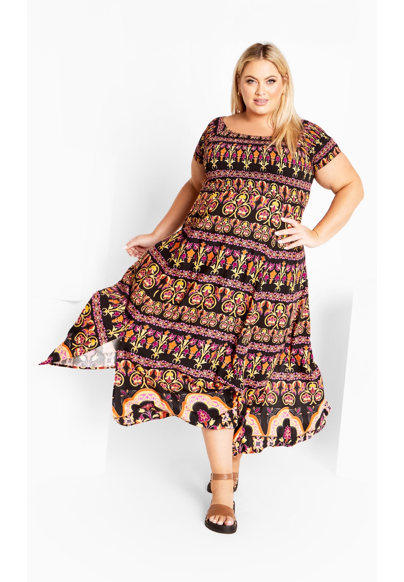 Raelynn Border Dress image number 2