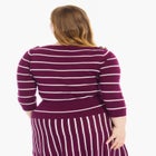 Cropped Boat Neck Sweater image number null