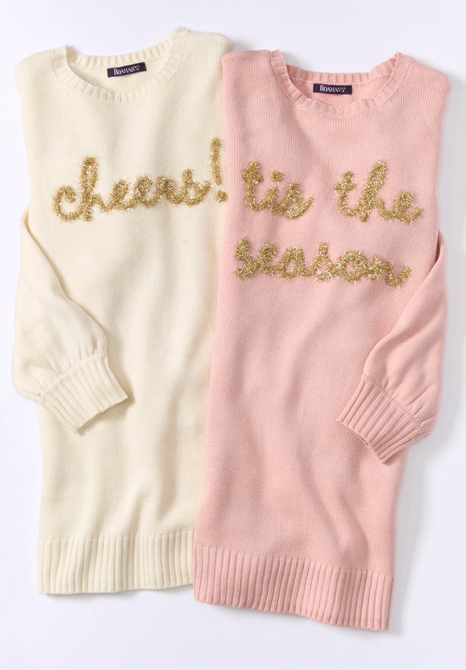 Plus Size Embroidery Sweater image number 2