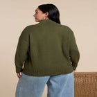 Overlap Mockneck Sweater image number 2