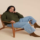 Overlap Mockneck Sweater image number 4