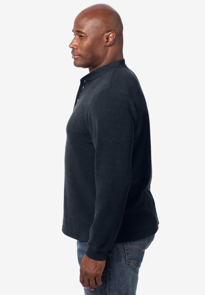 Soft Waffle Henley image number 2