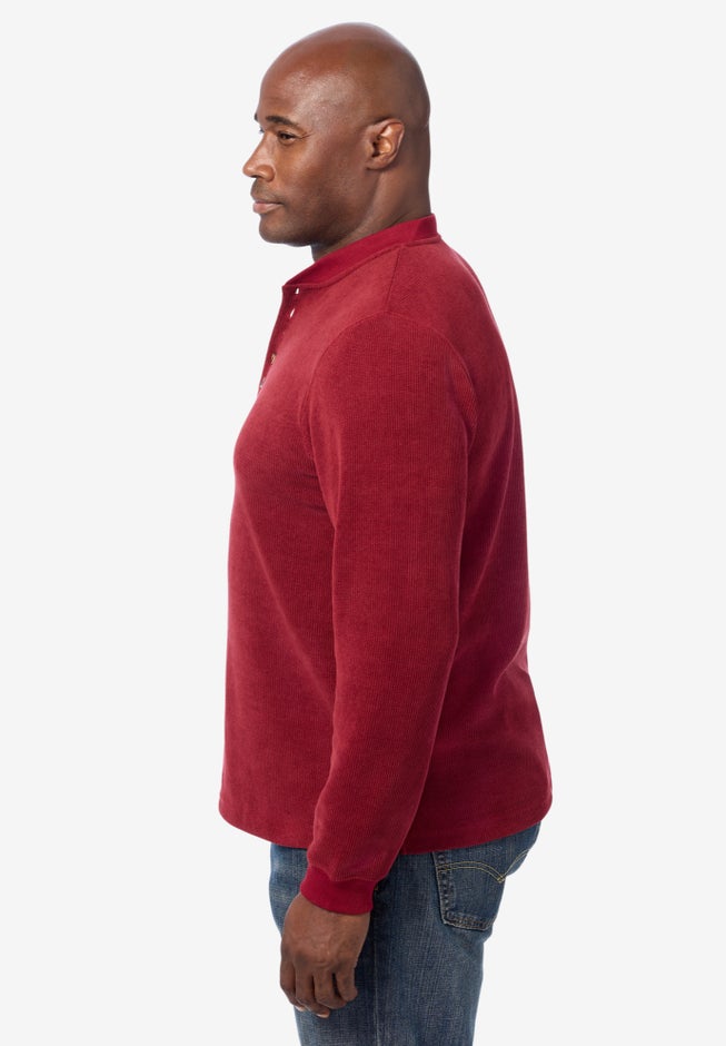 Soft Waffle Henley image number 4