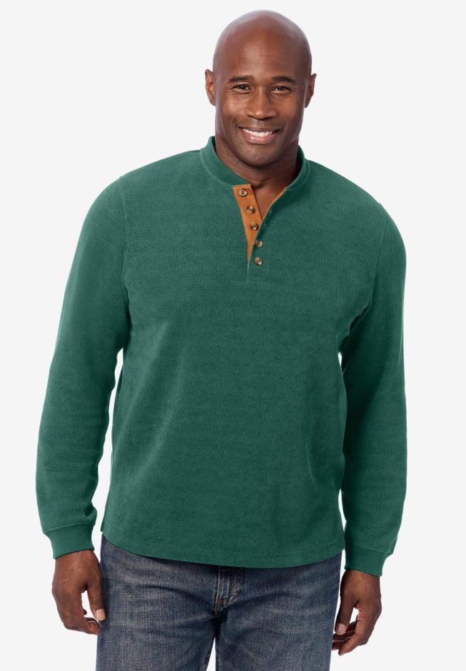 Soft Waffle Henley image number 3