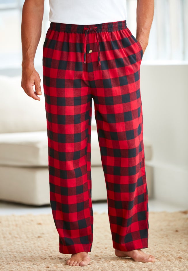 Flannel Plaid Pajama Pants image number 1