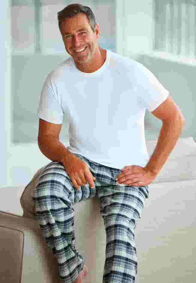 Flannel Plaid Pajama Pants image number 7