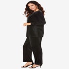 Rhinestone-Detailed Velour Set image number null