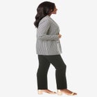 Double-Breasted Stretch Crepe Pantsuit image number null