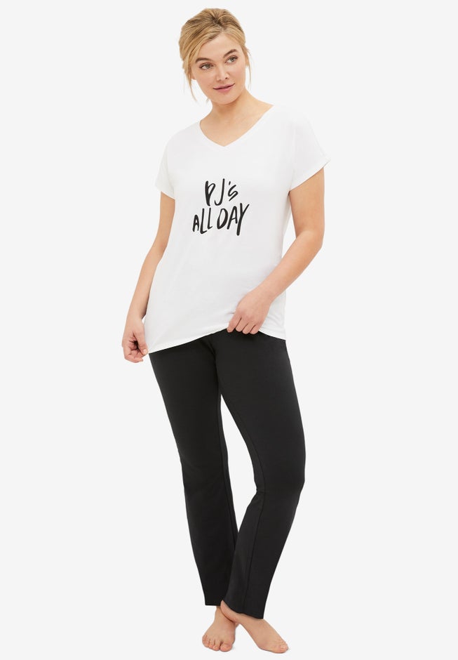Screen-Print Sleep Tee image number null