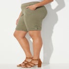 Stretch Knit Waist Cargo Short image number 1