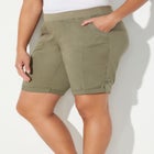 Stretch Knit Waist Cargo Short image number 2
