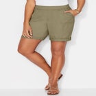 Stretch Knit Waist Cargo Short image number 0