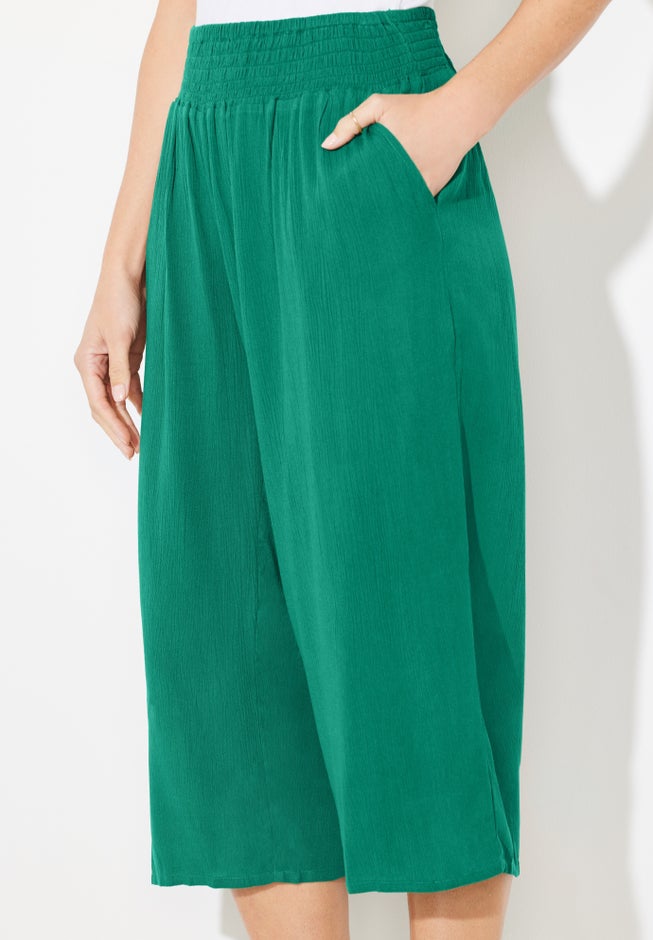 Gauze Pull-On Capri image number 4