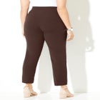 Crepe Knit Pull-On Pant image number null