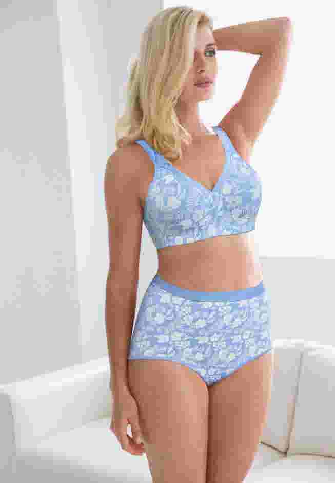 Cotton Comfort Wireless Bra image number 4