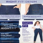 Right Fit&reg; Curvy Jean image number 0