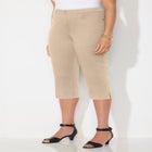 Softluxe Sateen Stretch Capri image number null