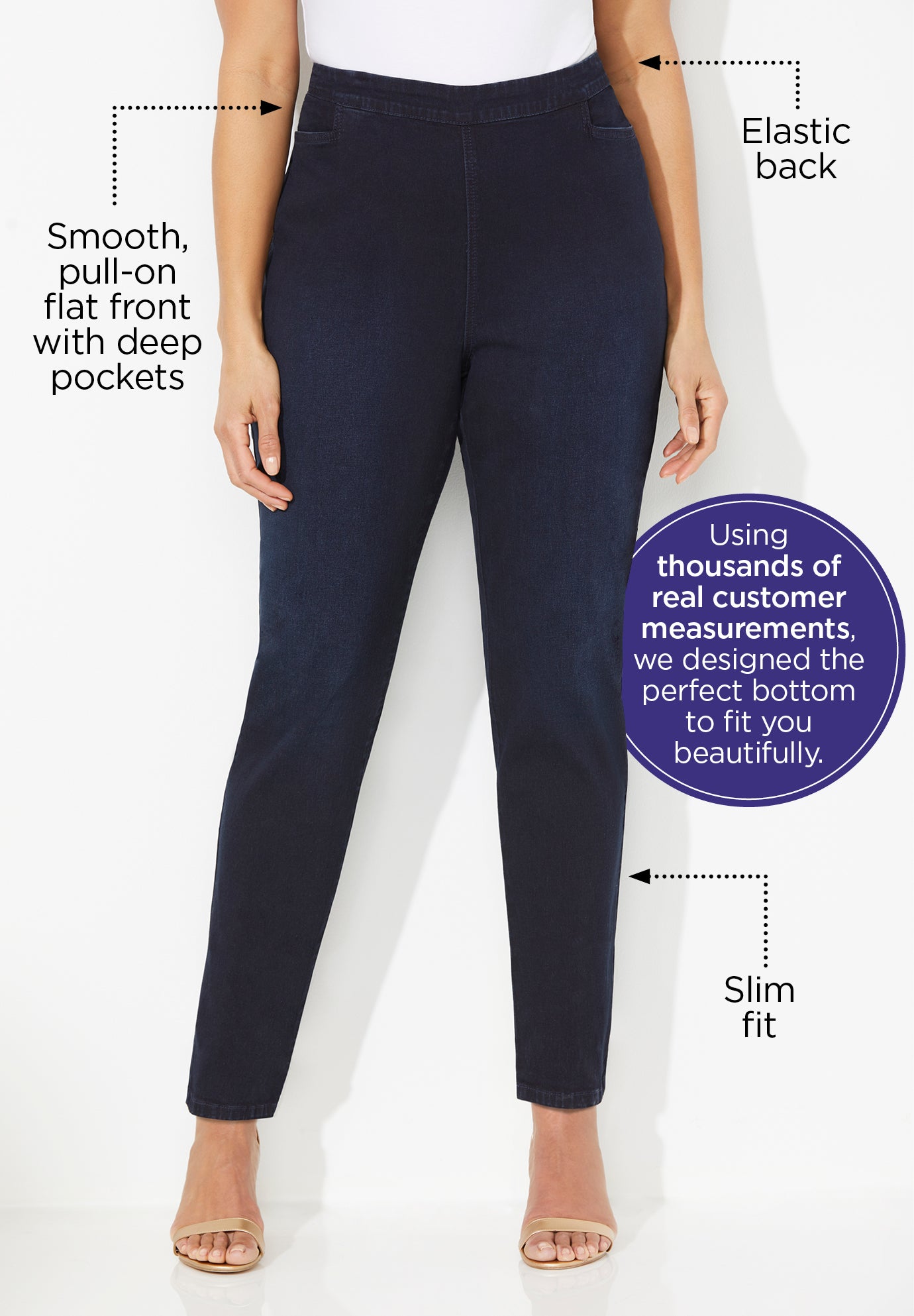 Essential Flat Front Pant image number 1