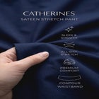 Softluxe Sateen Stretch Capri image number null