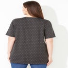 Suprema® Embroidered Scoopneck Tee image number null