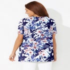 Easy Fit Short Sleeve V-Neck Tunic image number null