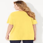 Suprema&reg; Pleat-Neck Tee image number null