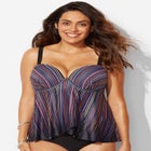 Flyaway Underwire Tankini Top image number null