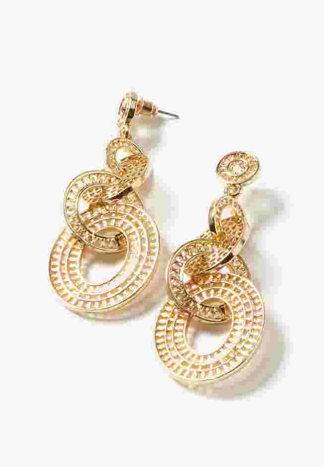 Interlocking Drop Earrings image number 2