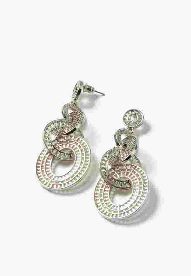 Interlocking Drop Earrings image number 3