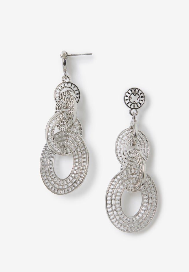 Interlocking Drop Earrings image number 0